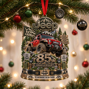 85th Anniversary Mountain Trail Car Ornament - Personalized Gift For Off-road Lovers 05OHTI210926