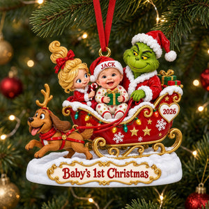 Baby’s 1st Christmas Ornament - Personalized Christmas Gifts 04tyti021026