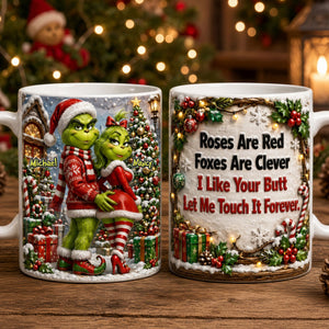 Funny Christmas Couple Coffee Mug - Personalized Gifts For Couple Coffee Mug 05NATI150926