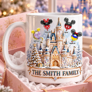Snowy Kingdom Family Coffee Mug - Personalized For Family 05OHTI231026