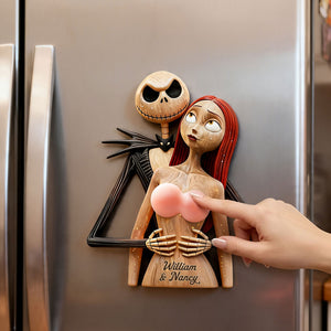 Eternal Love Anti-collision Acrylic Fridge Magnet - Personalized Couple Gift 03ohti190626