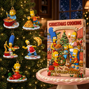 Festive Family Kitchen Christmas Calendar Blind Box - Personalized For Family 02PATI291026