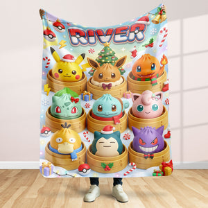 Lovely Dumpling Blanket - Personalized Christmas Gifts 01nati011026