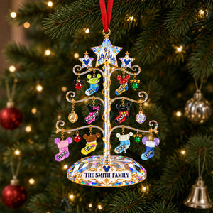 Crystal Christmas Tree Acrylic Ornament - Personalized Gifts For Family 02OHTI161026