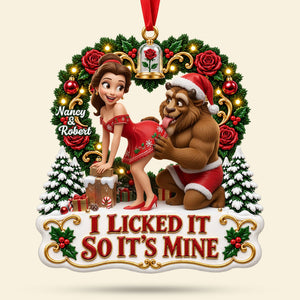 Partners in Mischief Christmas Ornament - Personalized Gifts For Couple 03TYTI140926