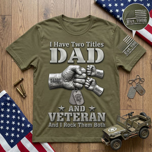 Patriotic Veteran Dad Shirt - Personalized Gifts For Veteran Dads 01huti280526