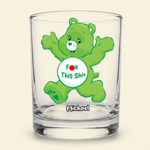 Funny Attitude Round Glass - Personalized Gifts For Drinking Lovers 01HUTI290526