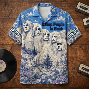 Vintage Deep Purple Band Hawaiian Shirt, Personalized Gifts 04NATI040726
