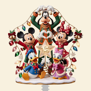 Lovely Christmas Friends Tree Topper - Personalized Christmas Gifts 01pati300926