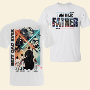 Futuristic Dad & Little Kids 2D Shirt - Personalized Gifts For Dads 04NATI150526DAHH