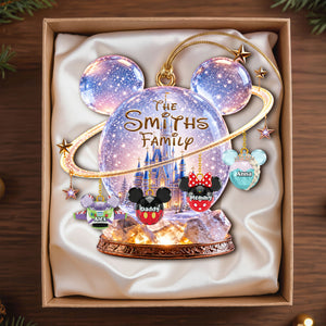 Christmas Family Castle Ornament - Personalized Gifts For Family Christmas Ornament 05OHTI050826