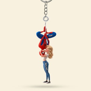 Me and You Was My Favourite Plot Twist Keychain - Personalized Gifts For Couple 02huti040826