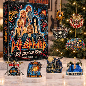 Def Leppard 24 Days Of Rock Calendar Blind Box - Personalized Gifts For Rock Music Lovers 02NATI281026