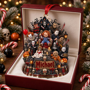 Classic Slashers Christmas Ornament - Personalized Spooky Gifts For Movie Lovers 02ohti210926