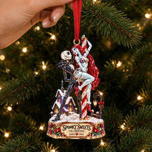 Spooky Couple Ornament - Personalized Gifts For Ornament Christmas Ornament 04HATI191026