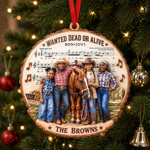 Bon Jovi Sheet Music Acrylic Ornament - Custom Photo Christmas Gifts For Rock Lovers 01huti261026