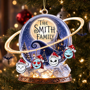 Spooky Family Acrylic Ornament - Personalized Christmas Gifts 04ohti250826