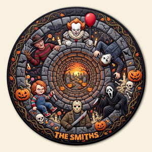 Creepy Crew Round Mat - Personalized Gifts For Family 01PGTI050826