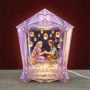 Forever Love In Fantastical World Light Box - Personalized Christmas Gifts For Couples 06nati211026