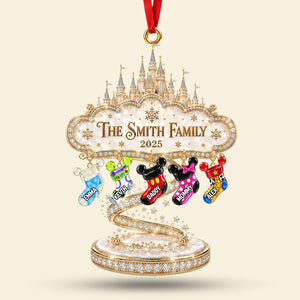 Merry Fairy Tales World Acrylic Ornament - Personalized Christmas Gifts For Family 01ohti260826