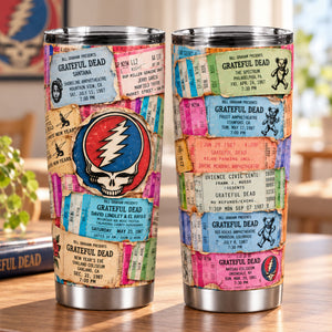 Grateful Dead 20oz Tumbler - Personalized Gifts For Music Fans Tumbler 04NATI261026