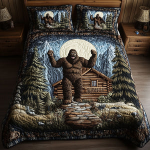 Bigfoot 3-Piece Quilted Bedding Set NCU0VT102