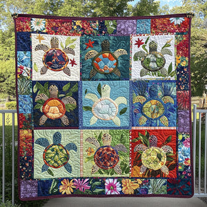 Ocean Glow Quilted Blanket NCU0PT4529