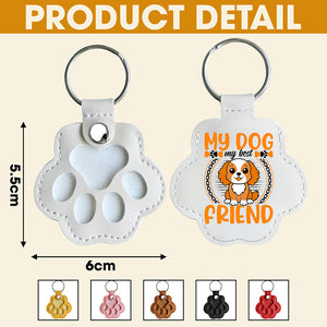 We're Never Apart Pet Fur Storage Keychain - Personalized Memorial Gift For Pet Lovers 09LALU021025