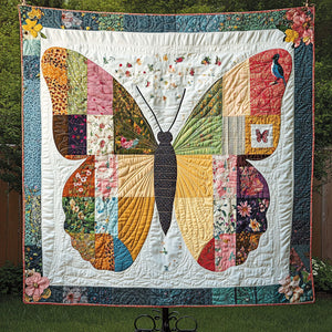 Patchwork Flight Quilted Blanket NCU0NT5078