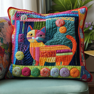 Paws and Purrs Quilted Pillow Case NCU0DV646