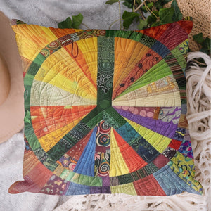 Peaceful Sunburst Quilted Pillow Case NCU0PT451