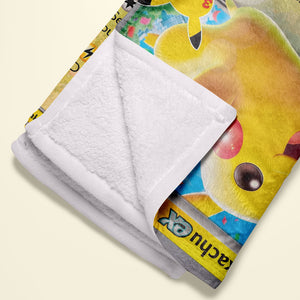 30th Anniversary Creature Game Card Blanket - Personalized Gifts 04hulu260926