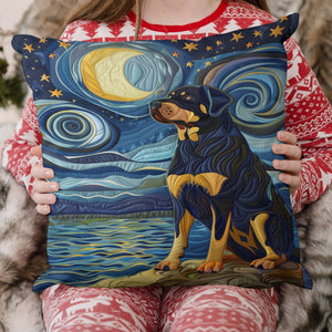 Rottweiler Night Dream Quilted Pillow Case NCU0PT423
