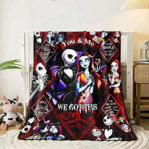 Till Death Love Story Blanket - Personalized Gifts For Couple 107laxx180725-Homacus