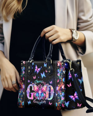 Choosing God Everyday Leather Bag - Gifts For Jesus Lovers 02acxn210425