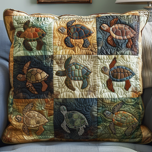 Sea Turtle Sanctuary Quilted Pillow Case NCU0TL496