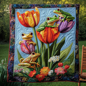 Shroomy Sanctuary Quilted Blanket NCU0PT4673