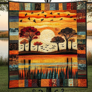 Sunset Flight Quilted Blanket NCU0NT4432