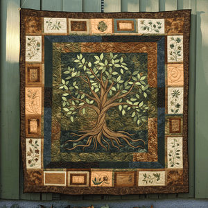 The Life Tree Quilted Blanket NCU0TL2301