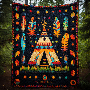 Tribal Starry Nights Quilted Blanket NCU0PT3774