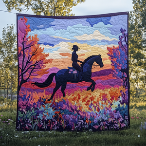 Wild Stallion Dreams Quilted Blanket NCU0DV4366
