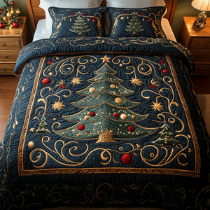 Christmas 3-Piece Quilted Bedding Set NCU0VT62