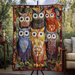 Wise Woods Quilted Blanket NCU0VH3794