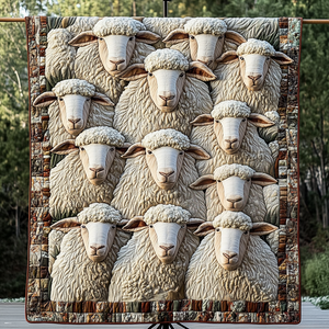 Wooly Wonders Quilted Blanket NCU0VH1780