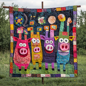 Zany Zoo Quilted Blanket NCU0PT5052