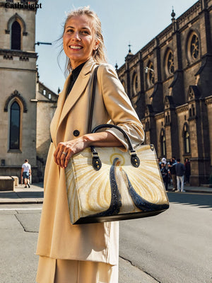 Catholight Our Lady’s Eternal Glow Leather Bag