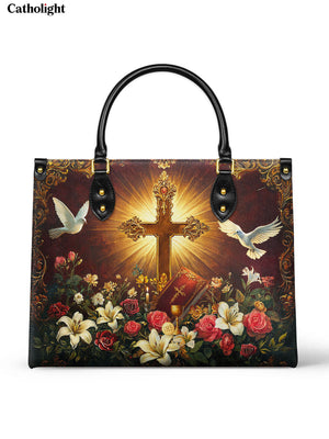 Catholight Radiance of the Cross Leather Bag