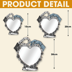 Forever Couple Wall Hanging Mirror Personalized Gifts For Couple 01TOLU230725-Homacus