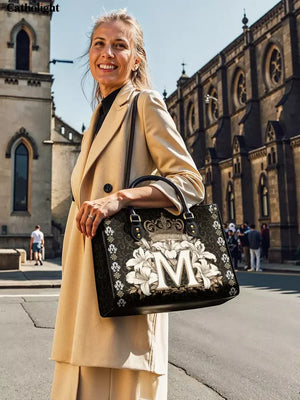 Catholight The Divine Monogram Leather Bag