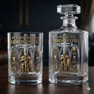Armor of God Decanter Set - Personalized Gift For Christian 05pamg260226